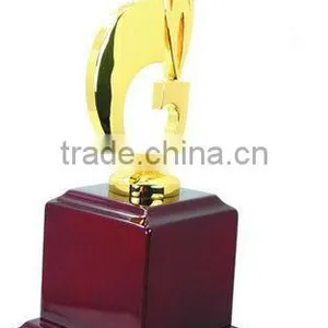 Fire Shape Wooden Metal Star Trophy thumbnail-1