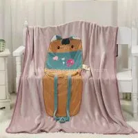 Wholesale 2 Style Multi-Functional Pillow And Blankets,110*150cm New 300 Gram Flannel Blanket ,Air-Conditioned By The Office Lunch Break Dual Quilt,Real Material, Blanket Package Edge Design,Personalized Birthday Christmas Gifts. thumbnail-1