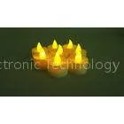 Halloween Party PP Plastic Flameless Flickering LED Candles of Yellow thumbnail-1
