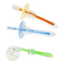 Hight Quality Cheap Price Infant Trainning Soft Silicone Baby Toothbrush For Wholesale thumbnail-1