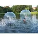 Large Clear Floating Inflatable Walk On Water Ball On Lake / Aqua Zorbing Ball thumbnail-1