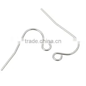 Surgical Stainless Steel Plain Ear Wire Earrings Hooks Jewellery Findings Accessories thumbnail-1