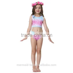 Girls Summer Surfing Beach Holiday Bathing Fashion Mermaid Bikini Sets thumbnail-6