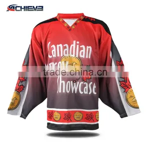 Dye Sublimated Hockey Jerseys, Oversized Ice Hockey Jersey thumbnail-1