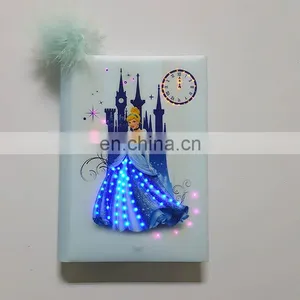 Promotional Hardcover a5 Diary / Journal Glitter Notebook With Led Light thumbnail-5