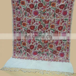 Pashminas Wool Shwals With Embroidered thumbnail-1