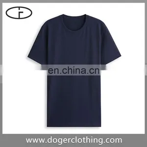 Navy Color Mens Combed Cotton Tshirts Good Quality thumbnail-1