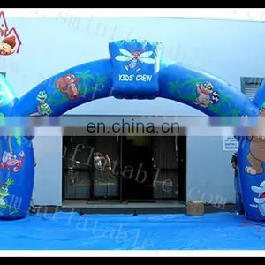 Green Animal Zoon Inflatable Arch thumbnail-1