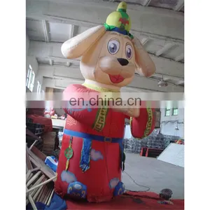 Customized Outdoor Cartoon Red Dog Animal Costume Inflatable for Advertisement&event thumbnail-2