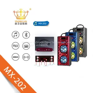 Karaoke Mobile Phone Bluetooth Speakers With LED Light thumbnail-1