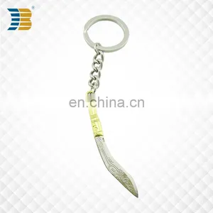 Dagger Shape Wholesale Custom Made Metal Keychain thumbnail-1