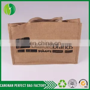 2017 Durable Eco Friendly Low Price Custom Logo 100% Jute Bag thumbnail-2