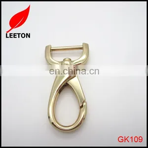 High Quality Light Gold 20mm D Eye Swivel Snap Hook for Bag thumbnail-1