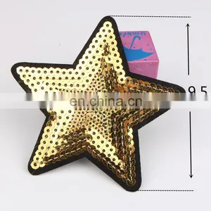 Fashion STAR Patch Sequined Kids Clothes Embroidered Iron On Patches for Clothing thumbnail-3