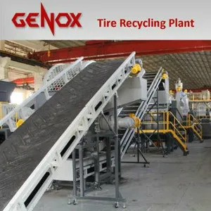 Truck Tire and Car Tire Recycling Plant/Recycling Machine/Paper Shredder thumbnail-1