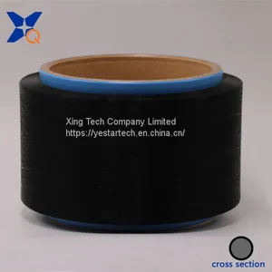 Black Carbon Inside Conductive Nylon Fiber Filaments 40D/6F for Anti-Static Yarn/ESD Fabric/electronics Mill Glove-XTAA199 thumbnail-1