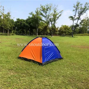 3 Person Camping Tent Hiking Tents Single Layer RainProof For Outdoor Sports thumbnail-2