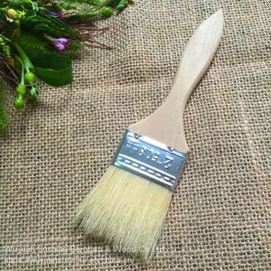 Wooden Kitchen and BBQ Sauce Brushes,Made of Pig Hair and Chinese Cherry thumbnail-3