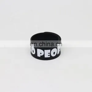 Promotional Gifts Rubber Ruler Custom Slap Wristbands Silicone Bracelet thumbnail-1
