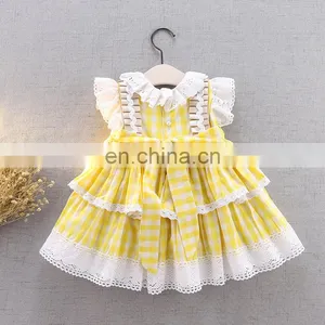 Baby Girl Summer Yellow Rabbit Princess Lolita Dress for Girls Easter Birthday Party thumbnail-2