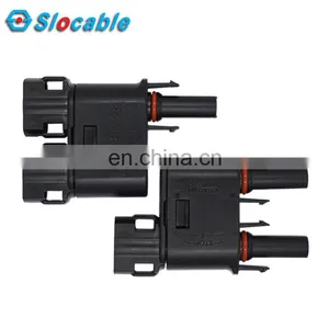 IP68 Adaptor Male Female 2-1 Y-Branch Connector for Solar Cable thumbnail-6