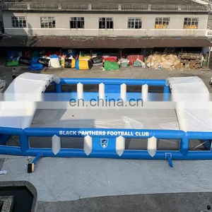 20m x 10m Inflatable Sports Arena Archery Game Laser Tag Soap Soccer Football Field thumbnail-2