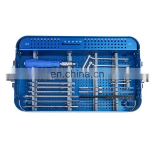 Excellent Quality Instrument Orthopedic Herbert Screw Instrument Set Surgical Trauma Plate Instrument Set thumbnail-3
