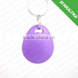 HF 13.56Mhz Access Control Waterproof Plastic Cheap Rfid Keyfob Tag thumbnail-1