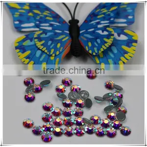 Top Quality Factory Price Wholesale New Crystal AB Flatback Hotfix Rhinestone for Bags Shoes thumbnail-4