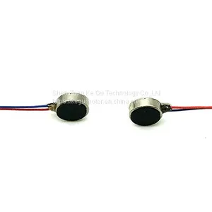 Pancake Micro Motor Flat Leads 0820 8mm x 20 mm Flat Vibration Mini Coin Motor for Mobile Phone Repair 0825 0827 083208 thumbnail-1