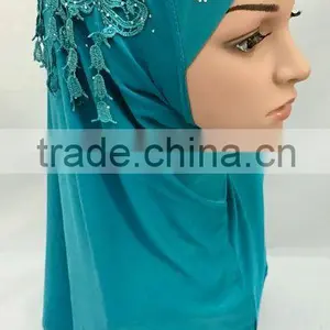 Fashion Merly Adult Hijab Applique Islamic Turban 12colors thumbnail-1