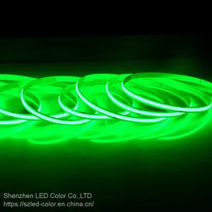 COB LED Strip 12V 24V Green Color COB LED Strip thumbnail-1