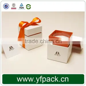 Logo Printed Custom Cheap Cardboard Box With Ribbon for Packaging thumbnail-1