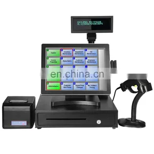 15 Inch All in One Pos System Touch Screen Pos Terminal With Card Reader thumbnail-4