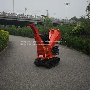 15hp Petrol Engine Electric Start 120mm Chipping Capacity Pto Wood Chipper Shredder Machine Chipper Wood Shredder thumbnail-2