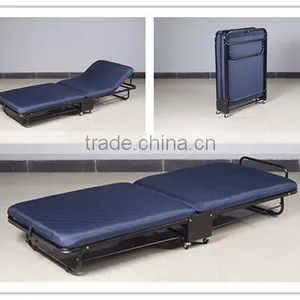 Metal Single Guest Folding Mattress Bed thumbnail-3