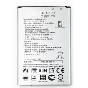 2800mAh BL-46G1F Battery Replacement For LG K10 2017 Version K20 Plus TP260 K425 K428 K430H M250H BL46G1F With Track Code thumbnail-1