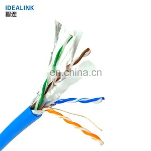 Free Sample Cheap 305m Ftp Utp Cat6 Ethernet Cable Coiled , 4 Pairs Indoor Network Ftp Cable thumbnail-3