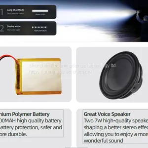 9 in 1 Multifunction Led Solar Lantern Portable Hand Crank Radio With Bluetooth Speaker, Power Bank, SOS, Solar Panel and Retractable Lamping thumbnail-5