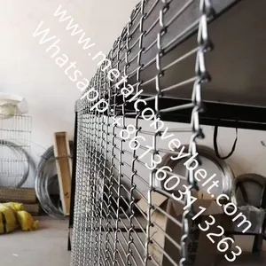 High Quality Food Grade Stainless Steel Ladder Conveyor Belt thumbnail-4