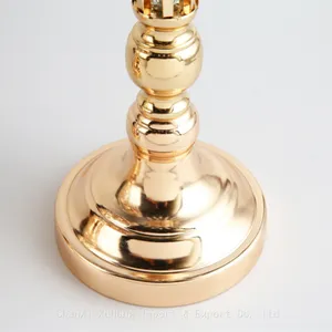 Wedding Gold Road Leader Flower Tall Table Vase Stand For Wedding Center Piece Decoration thumbnail-5