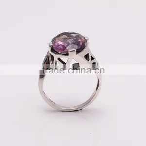 AMETHYST Ring,925 Sterling Silver Jewelry Wholesale,WHOLESALE SILVER JEWELRY,SILVER EXORTER,SILVER JEWELRY FROM INDIA thumbnail-3