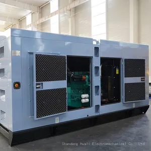 400kw Low Noise Generator Generator 500kva Diesel Generator Silent Backup Genset thumbnail-1