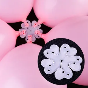 Wholesale Blossom Shape Blower Flower Seal Clip Balloons Sealing Clip Balloon Clips to the Arches Party Supplies thumbnail-4