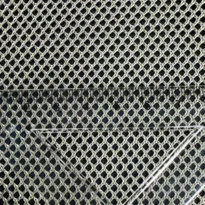 High Strength Olive Green Diomand Polyester Mesh Fabric With Resin For Tactical Backpack Lining thumbnail-3