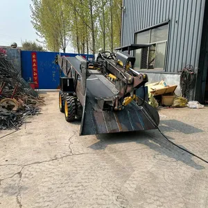 100-type Mine-used Loading Mucking Machine, Tunnel Rake Loader, Mine Rail Transport Vehicle, 0.75 Cubic Meter Dump Mine Car thumbnail-4
