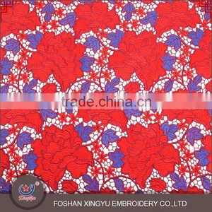 Hot Sale Custom Made Mesh Muilt Colour Bright Laser Embroidery Net Lace Fabric for Women Garment thumbnail-1