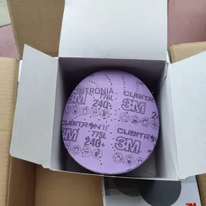 3m 775l Film Disc Sanding Disc, Second Generation Ceramic Particles, Cyclone Holes, Multi-hole, Anti-clogging thumbnail-2