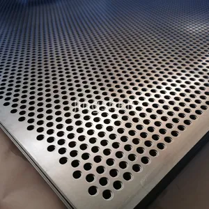 Low-priced Stainless Steel Perforated Sheets With Round Holes; Custom Perforated Sheets and Perforated Steel Mesh Are Available. thumbnail-4