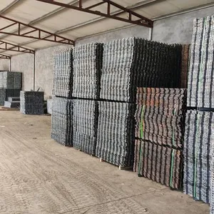 SS310 25mm Tiefe Edelstahl Draht Sechseckiges Drahtgeflecht Schweißtechnik Innenbügelverschluss Nietung für Stahlwerke thumbnail-5